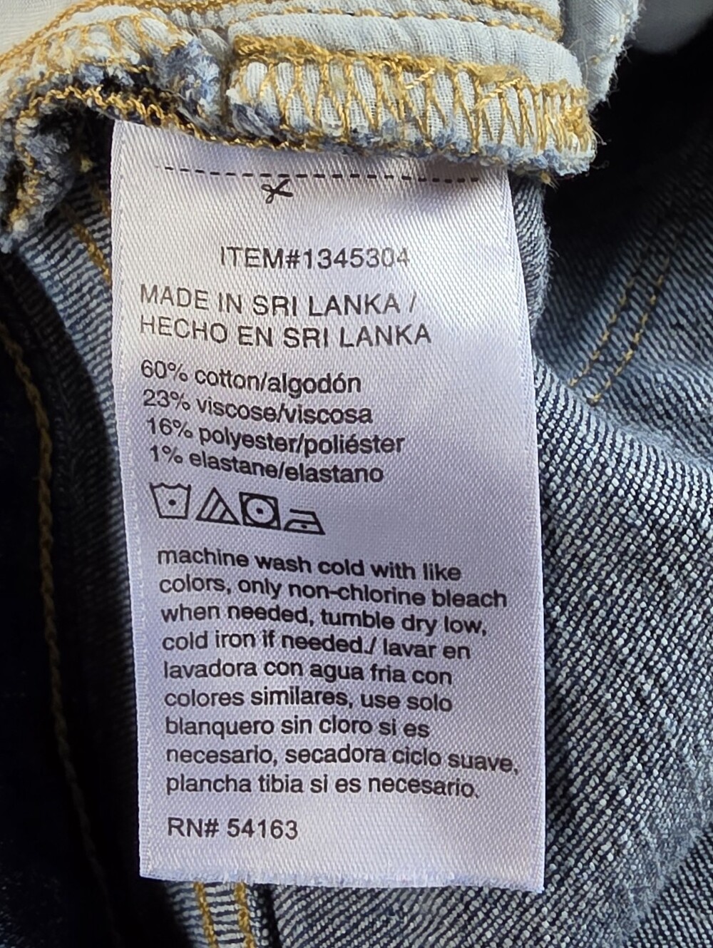 Calvin Klein Mid-Rise Skinny Jeans Dark Wash Blue Denim CJ9M4090 Size 4 - Picture 4 of 7